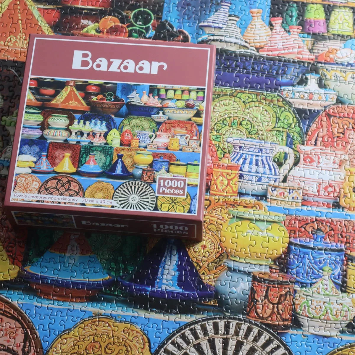 Print Personalized Brain Game 500&1000 Pieces Adult Jigsaw OEM 1000pcs Large Custom Puzzles