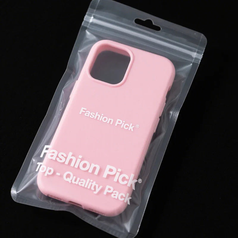Packing Bag Cell Phone Accessories Self Sealing Smart Phone Cases Ziplock Transparents Bags for Iphone 17