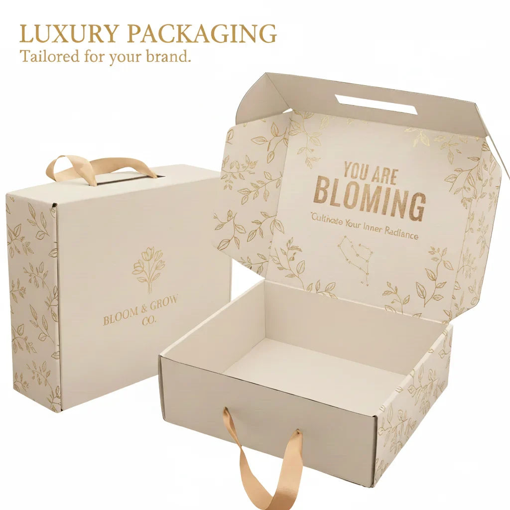 EU Custom logo Corrugated Luxury Gift Fold Box Oem Factory Shipping Mailer Box Packaging Eco Friendly Cardboard Paper Boxes