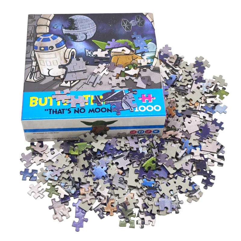 High Quality Custom Printing 500 1000 Pieces Super Hero Cartoon Jigsaw Puzzles for Adults