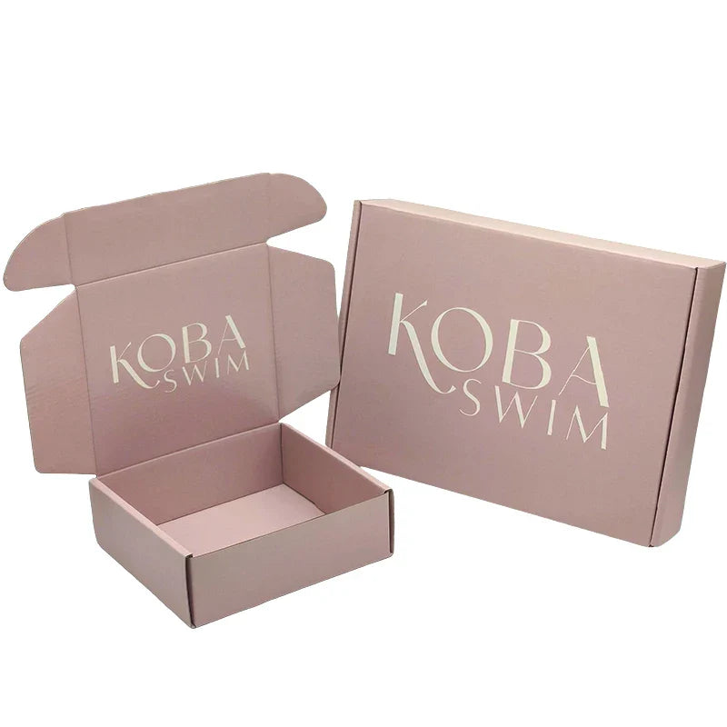 Customized Cosmetic Packing Verpackung Zipper Box for Packiging Corrugated Mailer Shipping Boxes With Logo Packaging