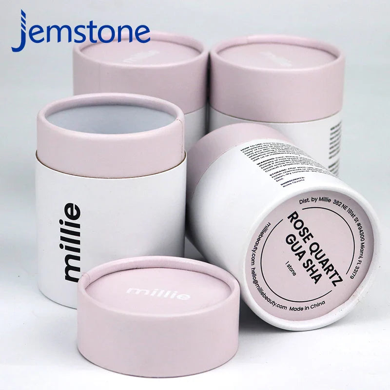 New Customized Size Printed Logo Cylinder Tube Box Cardboard Food Paper Tube Tea Coffee Packaging