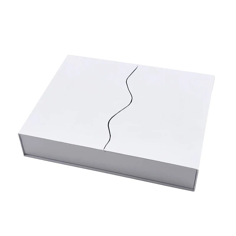 Luxury Custom Box Wedding Red Rigid Magnetic Close Double Door Opening Paper Gift Boxes Packaging with logo for Present