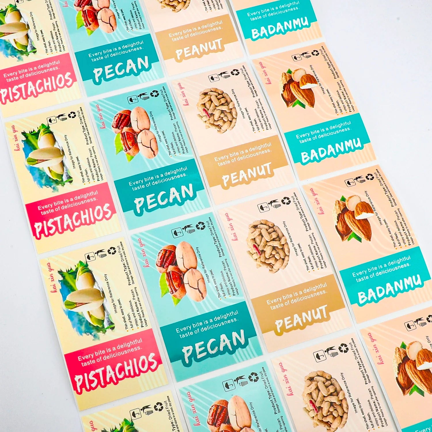 Personalized Logo Food Sticker Printing Self Adhesive Vinyl Round Waterproof Custom Packaging Roll Sticker Label for Bottle