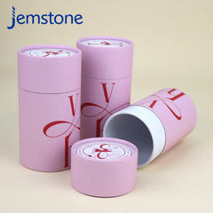 Custom Food Push up Cardboard Tube Twist up Laser Paper Tube Product Logo Bottles Cylinder Packaging