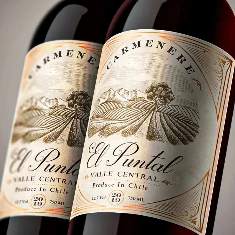 Custom Printing Luxury Adhesive Texture Private Packaging Wine Labels Sticker Gold Foil Embossed Red Wine Labels for Bottles