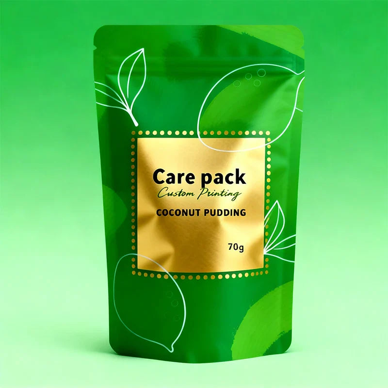Foil Snack Tea Chocolate Packaging Food Grade Zipper Doypack Edible Mylar Laminated Stand up Bag for Cashew Nuts