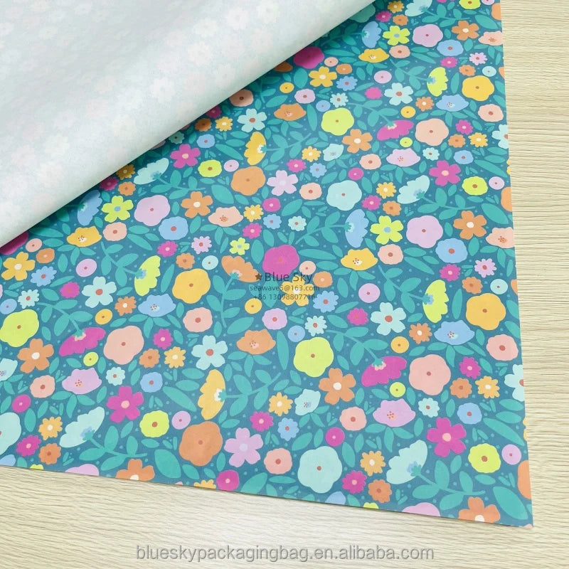 Premium Gift Wrapping Paper Rolls, Kraft & Glossy Paper for Birthday/Christmas/Party, 20x300cm, Custom Printing Available