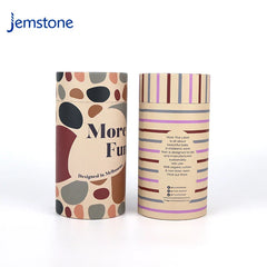 Eco-Friendly Cardboard Kraft Tube Paper Custom Scarves Clothes Cylinder Packaging Round Paper Tube for Shirt Packaging