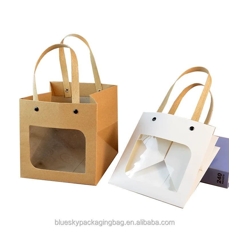 OEM/ODM Customized Logo Printed Smiling Face Paper Gift Bags Personalized Paper Carry Bags Handle Paper Bags for Daily Party