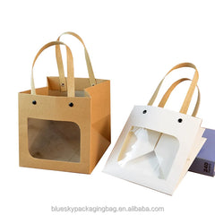 OEM/ODM Customized Logo Printed Smiling Face Paper Gift Bags Personalized Paper Carry Bags Handle Paper Bags for Daily Party