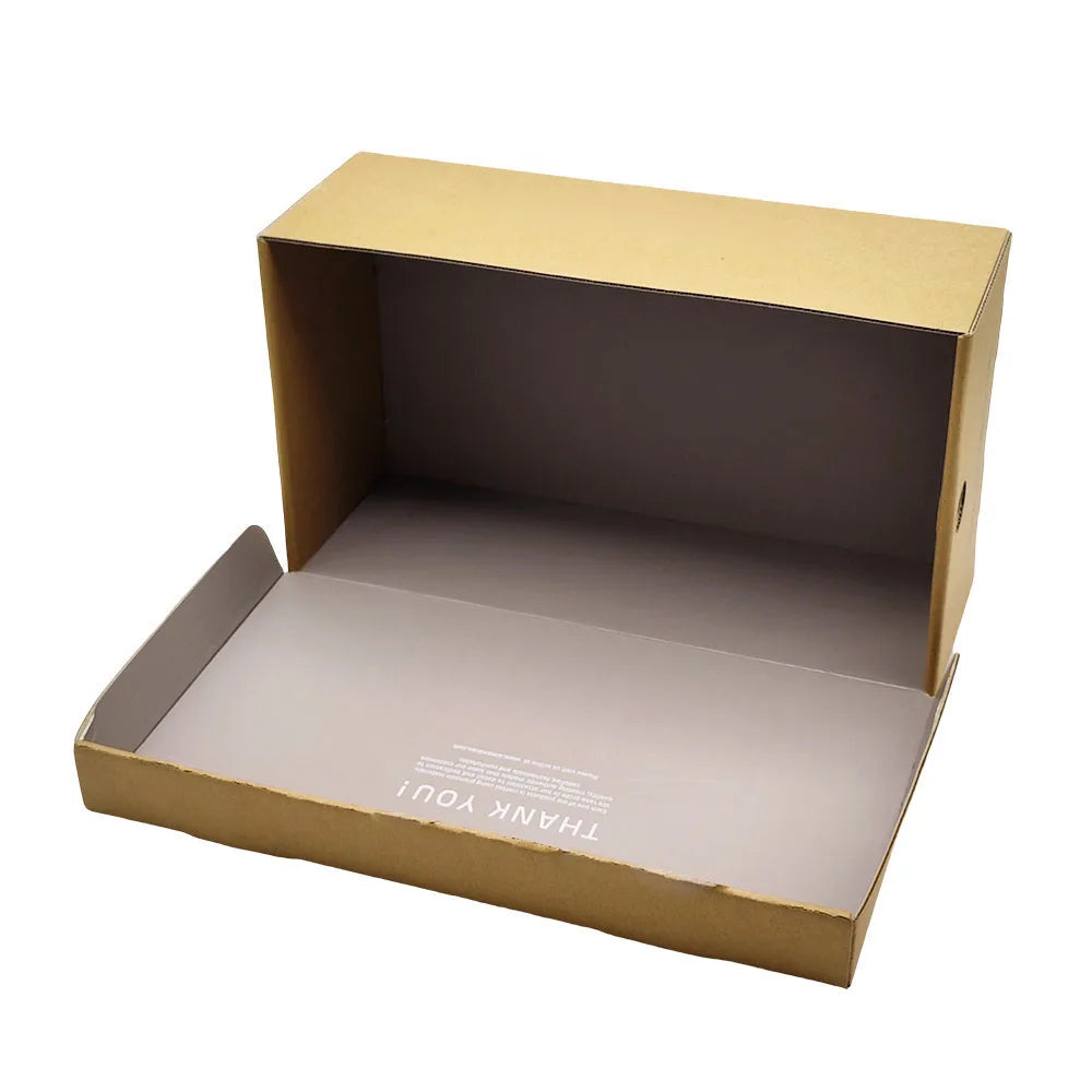 Custom Designer Packing Luxury Plain Display Kraft Paper Foldable Cardboard Sports Boxing Shoe Boxes Packaging With logo