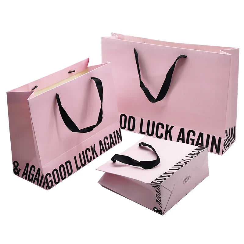 Custom Printed Logo Private Label Matte Lamination Reflex Cardboard Perfume Gift Wrapping Cosmetic Paper Bag for Promotion