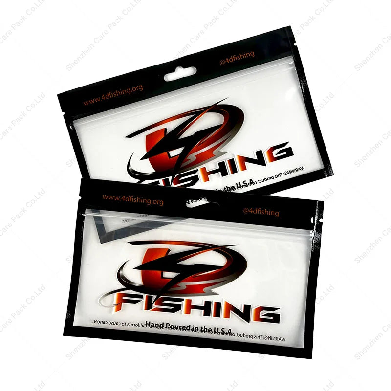 Bolsas Fishing Bait Lure Packaging Bags With Euro Hole Micro Trout Bait Emballage Poisson Rapala Packaging Bags