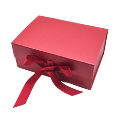 2024 New Arrival Custom Printing Matte Glossy Magnetic Flip Top Magnetic Lid Rigid Cardboard Gift Packaging Boxes With Ribbon