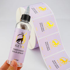 Manufacturer Customized Luxury Etiquette Waterproof Product Label Stickers Custom Label Design Service Gold Foil Logo Stickers