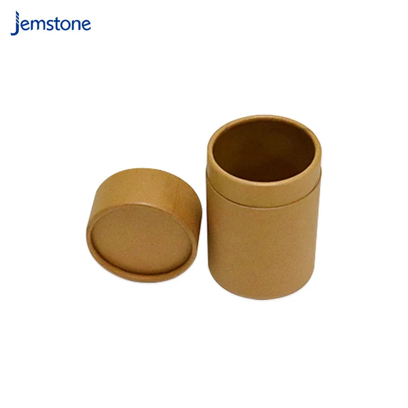 Custom Eco Friendly Luxury Tea Cylinder Tube Box Packaging Cardboard Wholesale Cosmetic Kraft Paper Tube
