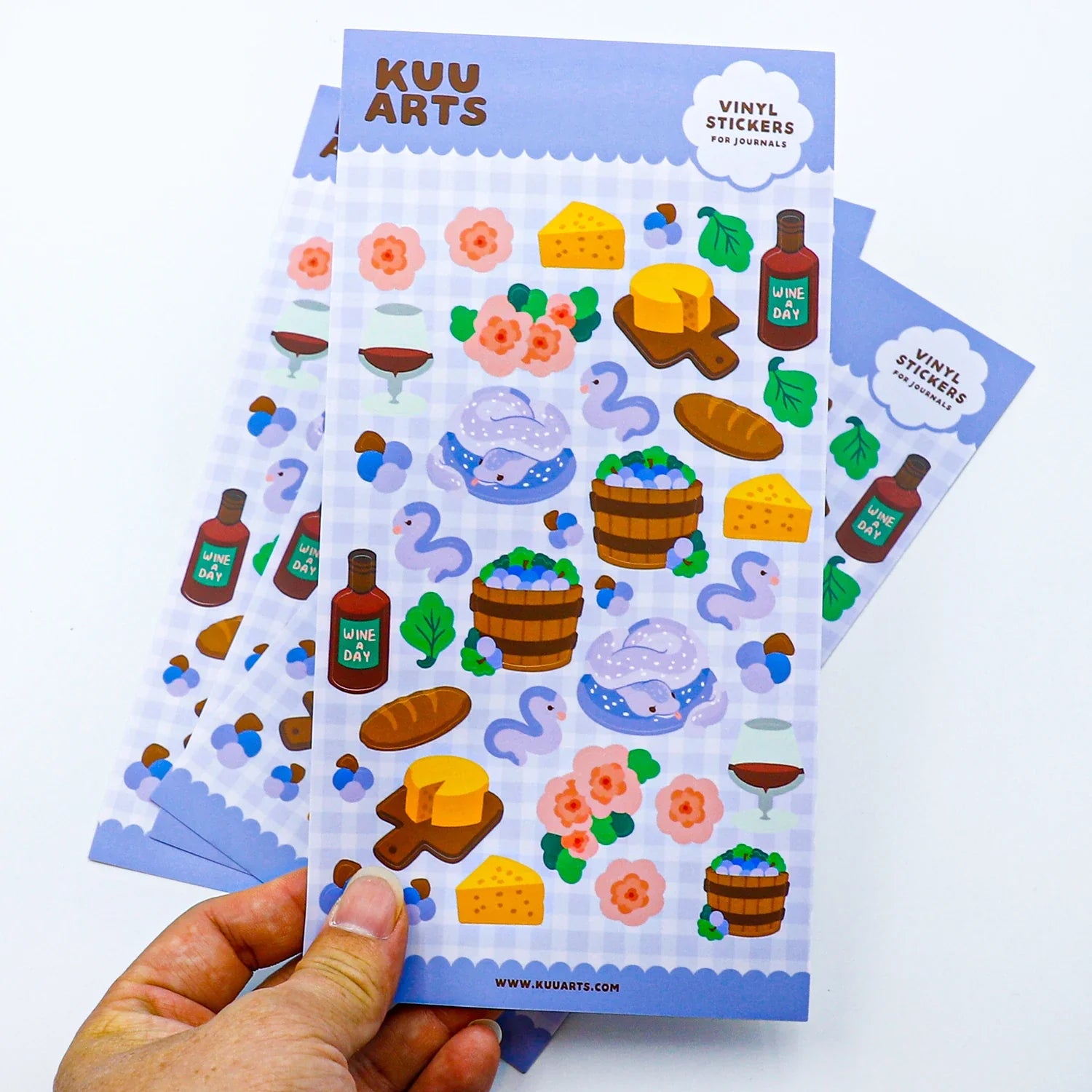 Eco Friendly Promotional Self Adhesive Waterproof Vinyl Custom A4 A5 A6 Size Printing Kiss Cut Stickers Sheet for Kids