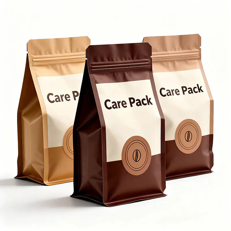 Wholesale Octagonal 250g 500g Capacity Ground Coffee PET/PE Anti-static Coffee Packaging Bags