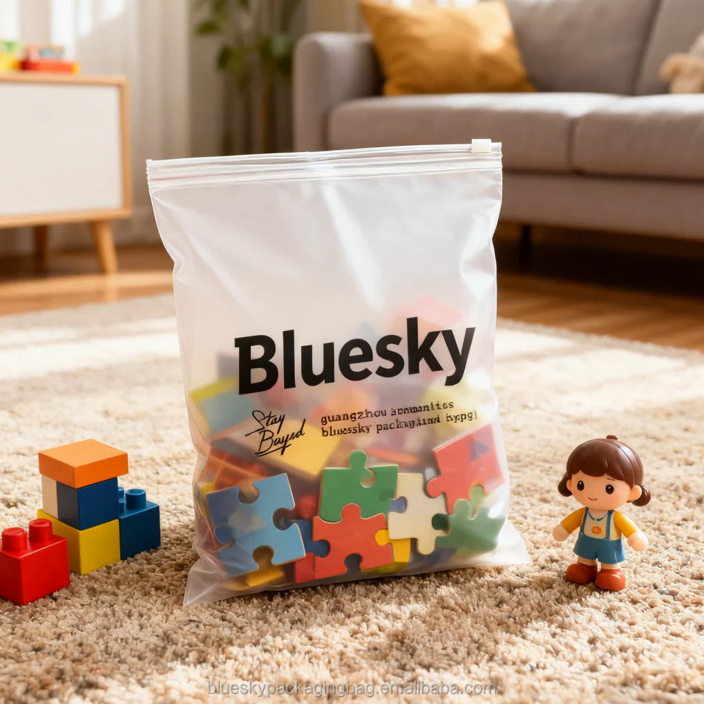 Personalized Frosted Zipper Bags with Your Design Matte Zip Bags for Modern Retail Packaging  Cosmetics Packaging Bag