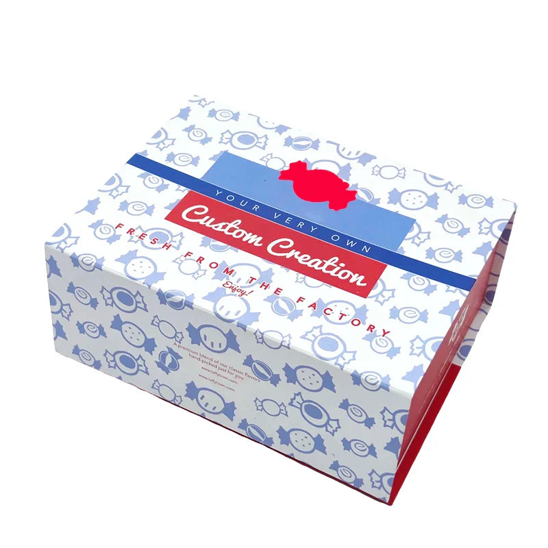 Custom Branded White Rigid Magnet Closure Gift Grey Board Cardboard Love Paper Box Magntique Packaging with logo for Packaging