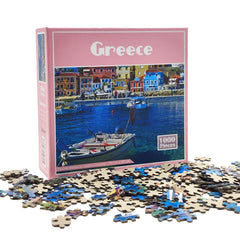 Wholesale Custom Puzzle Manufacturers Personalized IQ Sublimation Blank Jigsaw Puzzle Games Box 1000 Piece for Kids Adulte