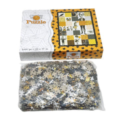 Custom 500 1000 Pieces ODM/OEM Halloween Christmas Theme Pattern Paper Gift Puzzles, Sublimation Blank White Jigsaw Puzzle