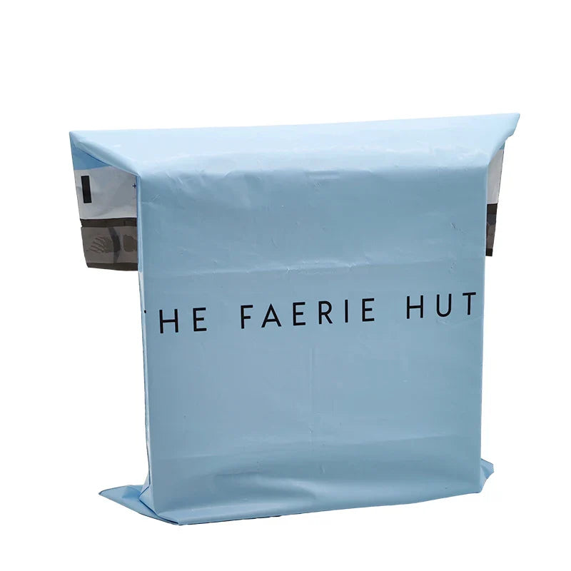 Wholesale Blue Custom Express Matte Shipping Poly Mailers Bag, Custom Print Logo Mailing Plastic Bags for Women Clothing