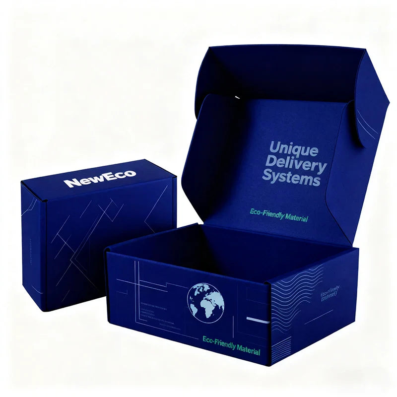 Mailer Shipping Corrugated Express Carton Mailing Cardboard Packing Garment Postal Gift Mailers Paper Box Tear Strip Zipper Box