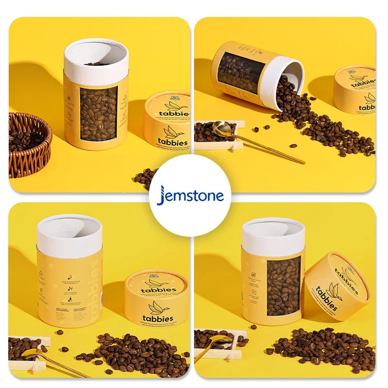 Hot Selling Cylinder Tube Box Cardboard Food Paper Tube Tea Coffee Packaging