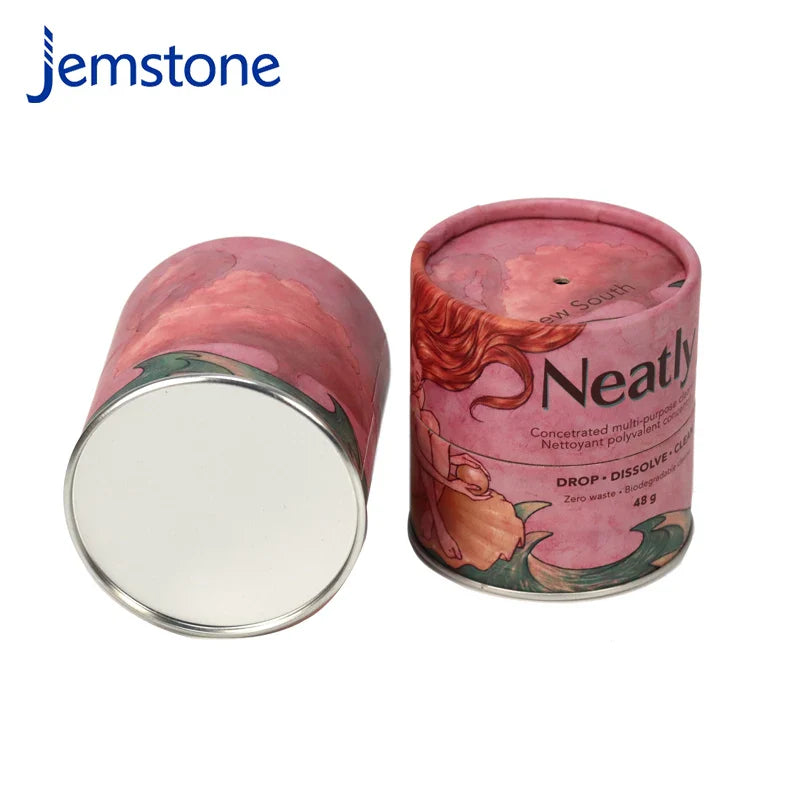 Drop Shipping Custom Luxury Empty Round Box Packaging Container Paper Tubes for Glass Candle Jars Holder