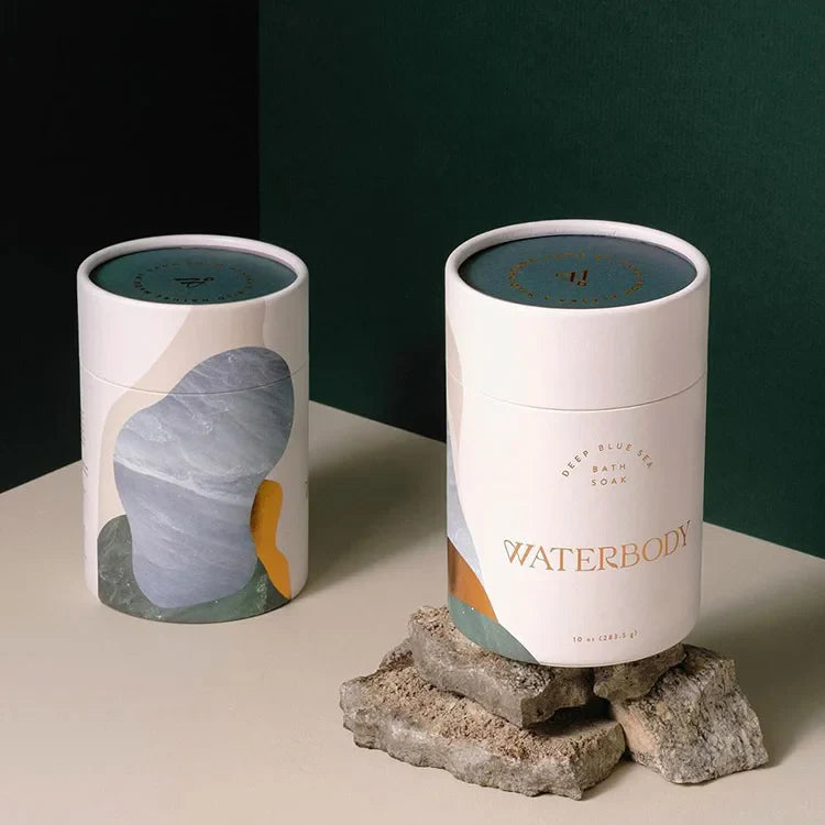 Custom Printing Craft Pink Cardboard Candle Round Paper Tube Gift Boxes Packaging