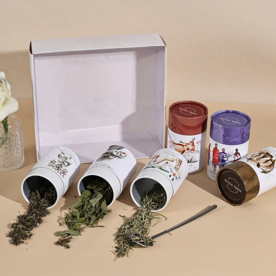 Eco Friendly Cylinder Tube Box Cardboard Tea Leaves Paper Tube Coffee Packaging