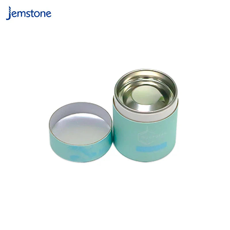 Eco Friendly Food Grade Kraft Containers Packaging Tube Box Food Paper Tube Protein Powder / Coffee