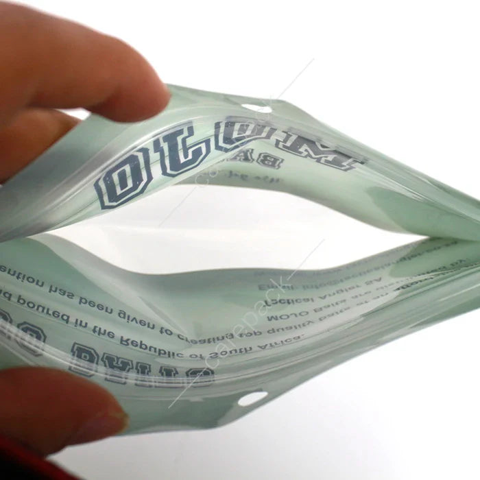 Custom Printed Plastic Zipper Fish Feed Bolsas Fishing Bait Lure Packaging Bag With Euro Hole