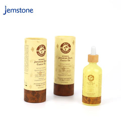Custom Eco Perfume Essential Oil Bottle Paper Cylinder Packaging Cosmetic Skincare Kraft Cardboard Paper Tube Packaging