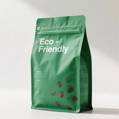 Compostable Flexible Coffee Package 200g 250g Personalized Coffee Beans Foil Top Stand Mylar Pouches