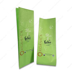 Custom 5 Lbs Coffee Bean  Powder 250 g 500 g 1 kg  Packaging Side Gusset With Valve Tin Tie High Quality Pouch Tea Leaves Bag