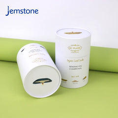 Custom Luxury Round Kraft Cardboard Rose Gold Candle Paper Tube Craft Paper Tube Cylinder Packaging Boxes for Candle Tube