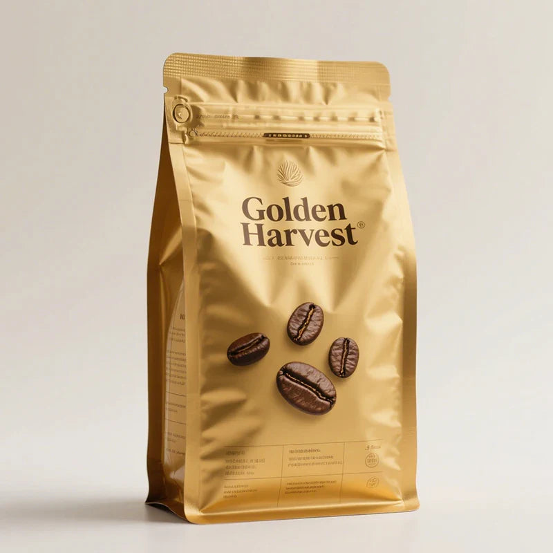 Wholesale Metallic Empty Block Flat Bottom Package Valve Bolsa Resealable Square Bottom Pouches With Zipper