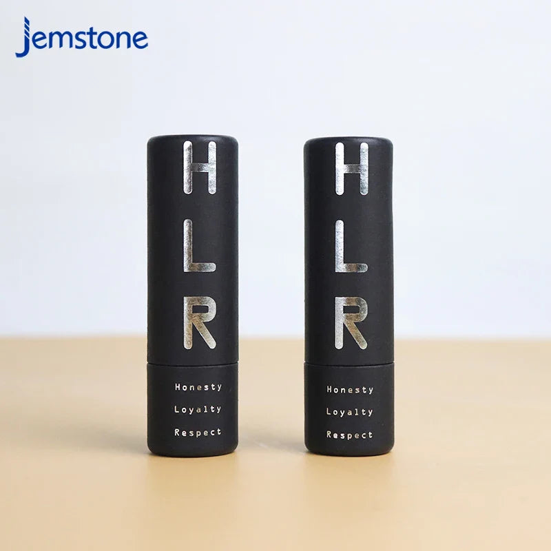 Cosmetic Packaging Recycled Kraft Cardboard White Brown Black Paper Tube 5ml 10ml 15ml 20ml 30ml 50ml 100ml