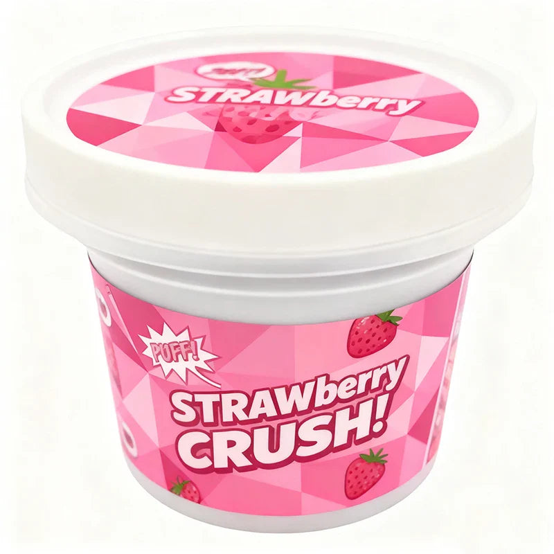 Customized Plastic Ice Cream Yogurt Candy Jars Gummy 3.5g Packaging Containers With Colorful Lids