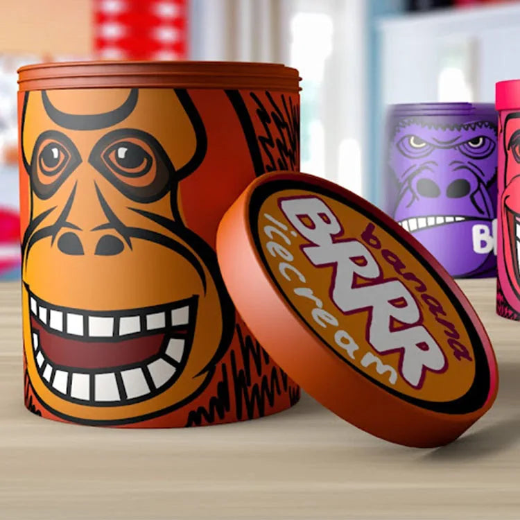 Custom Size Kraft Round Paper Tube Packaging Ice Cream Ice Lolly Paper Tube