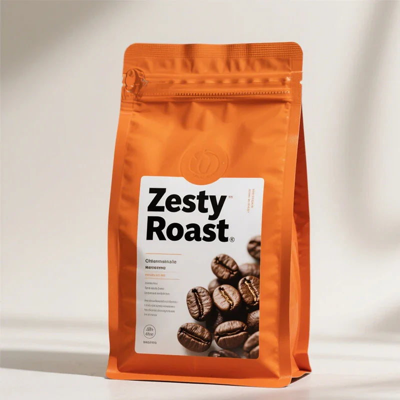 Wholesale Coffee Bean Drip Coffee Bags 100g-1000g 12OZ Foil Flat Bottom Pouches With Valve and Zipper