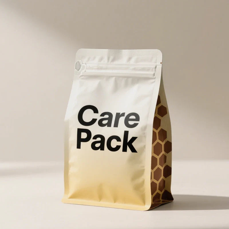 Aluminum Foil Compostable PE Resealable Plastic Quad Side Seal Packaging Coffee Bean Bag With Zipper