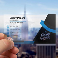 Custom Printed Logo Luxury Plastic Clear PVC Transparent Business Cards With Logo