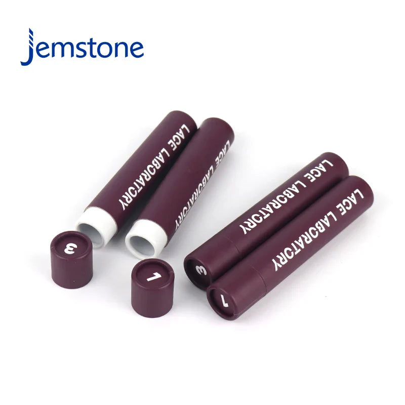 Custom Cosmetic Twist up Lipstick Paper Tube Cardboard Deodorant Tube Kraft Push up Lip Balm Tubes Packaging