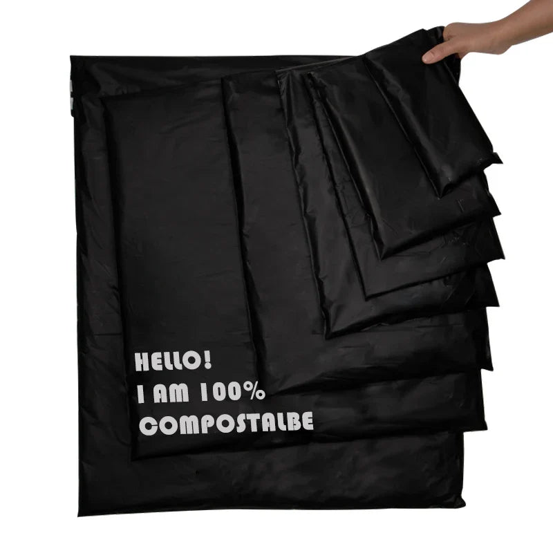 Compostable Polly Mailer LDPE Parcel Bag Courier Packing Bags Poly Plastic Shipping Mailers Postal Bag Polymailer for Clothes