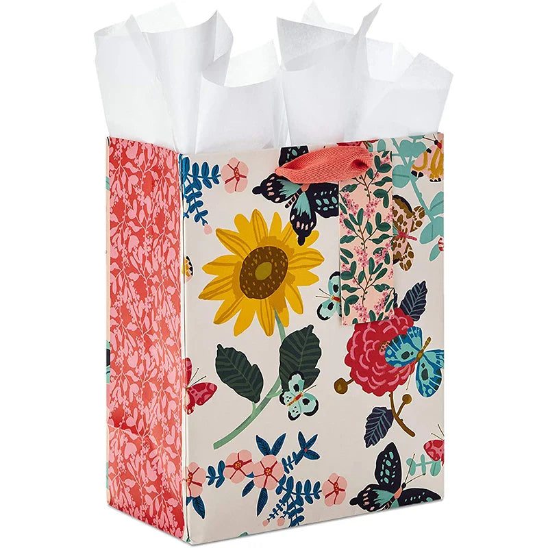 Factory Direct Sales Custom Printed logo Design Paper Bags Promotional High-end Clothing Retail Gift Shopping Jewelry Gift Bags