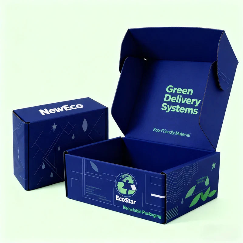 Shipping Mailing Packaging Postal Airplane Folding Corrugated Durable Cartons Rigid Hard Gift Clothing Paper Mailer Boxes